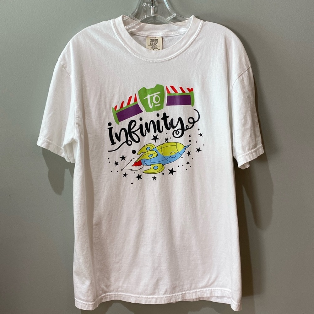 Comfort Colors Toy Story To Infinity Novelty Graphic Tshirt Unisex Large